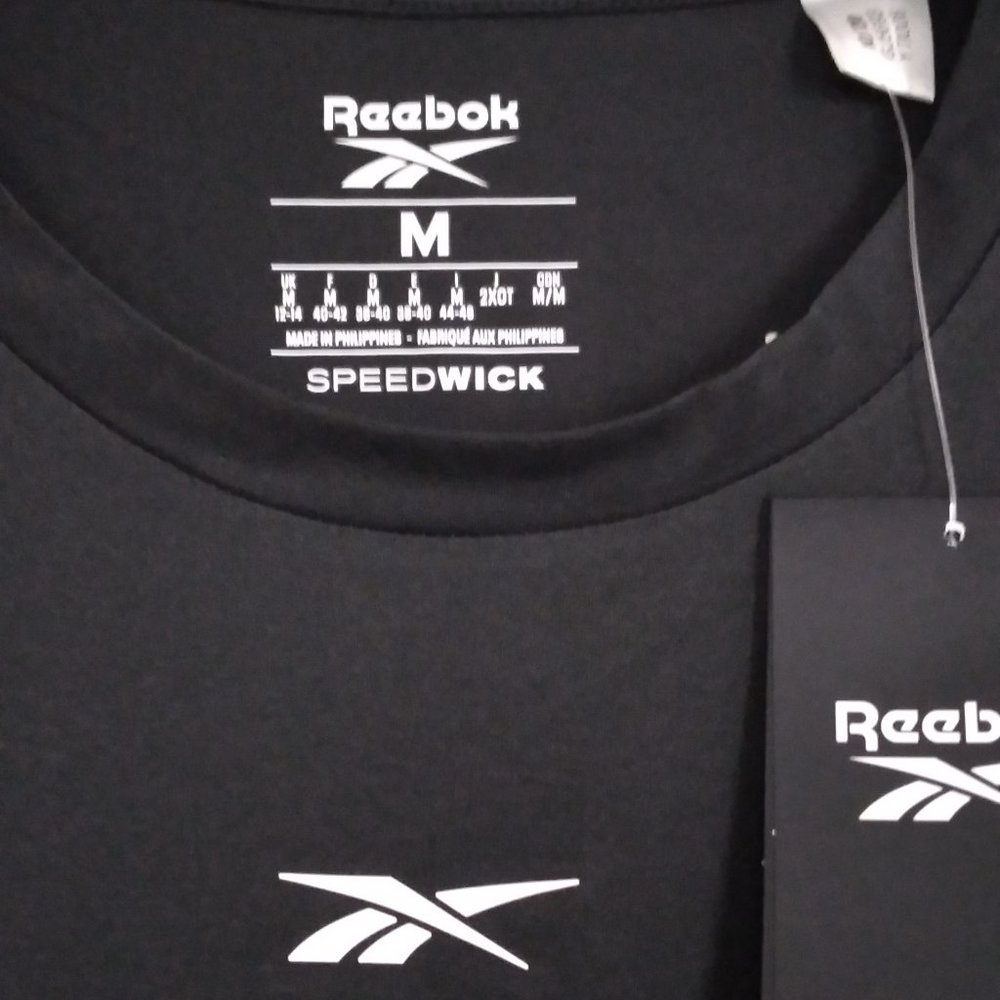 🆕Reebok Women's United by Fitness T-Shirt, SM and MD - Black, NWT, Authentic - Picture 4 of 8